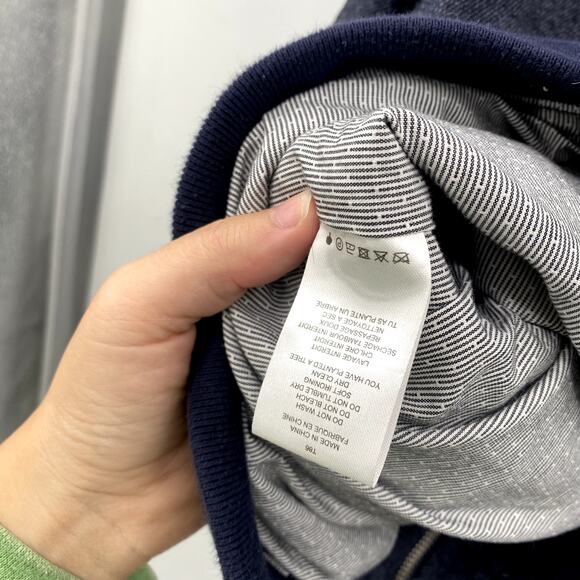 Faguo blue wool blend full zip jacket - Picture 5 of 6